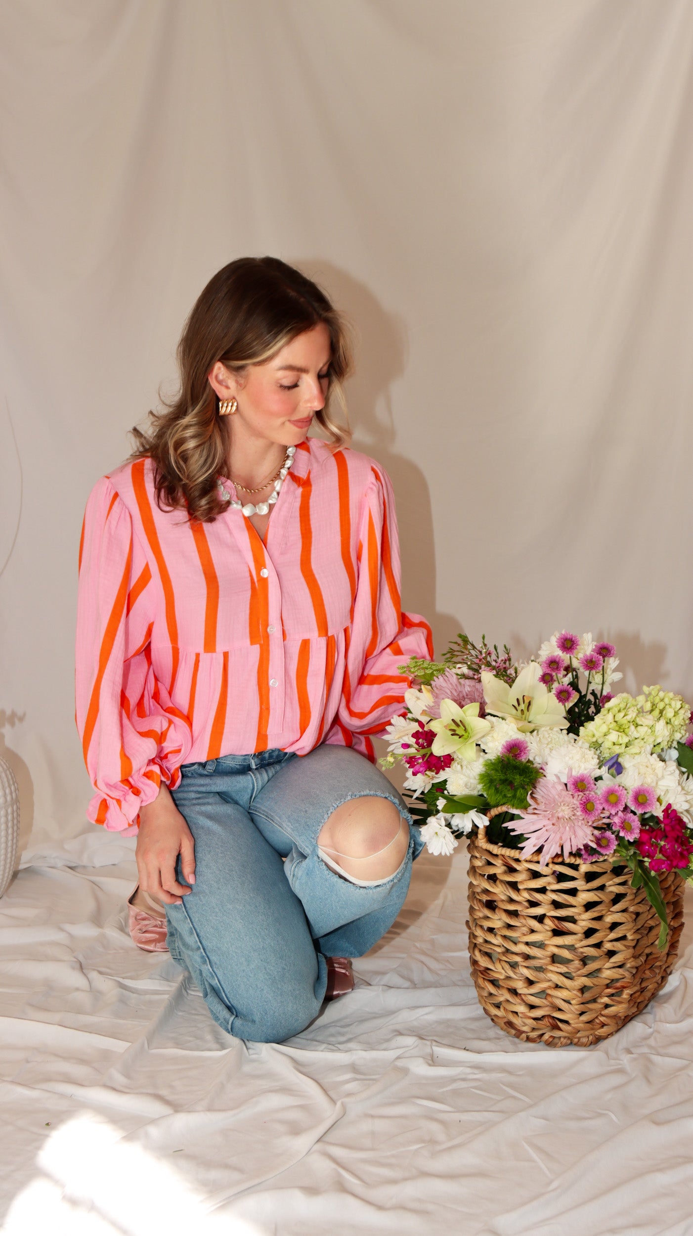 Sienna Striped Blouse