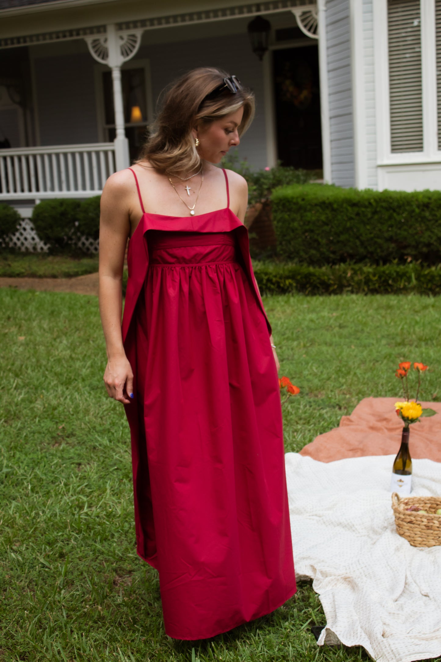 Betsy Maxi Dress -- Raspberry