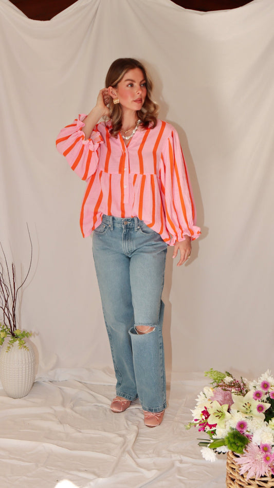 Sienna Striped Blouse