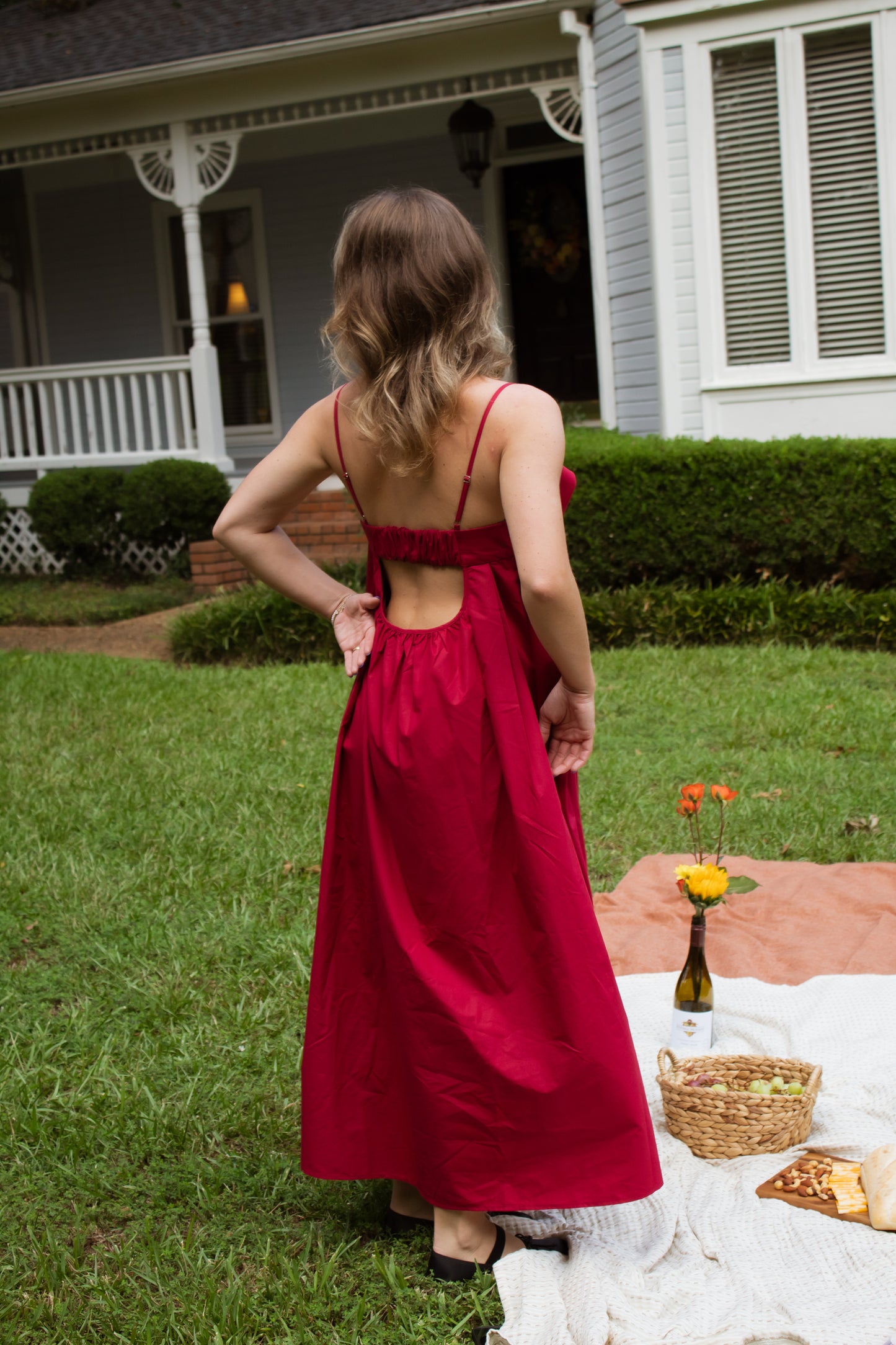 Betsy Maxi Dress -- Raspberry